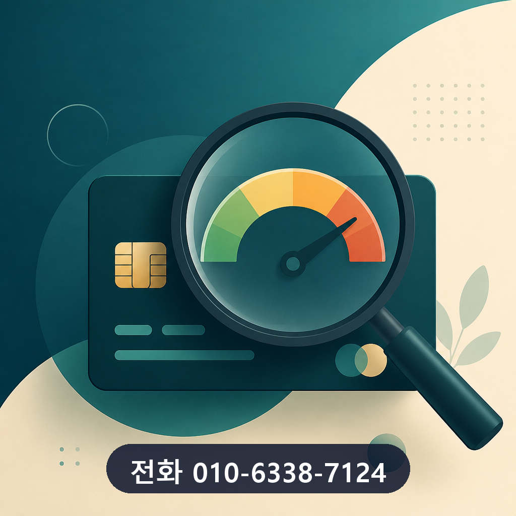 신용카드 한도 대출 한도 확인 이미지